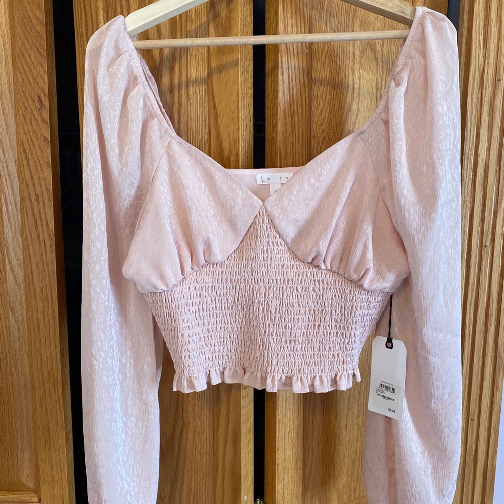 Romantic Leith Pink blouse medium SOLD